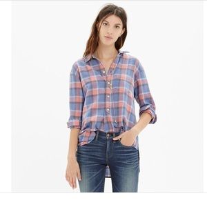 Madewell Rivet & Thread Flannel Button Down